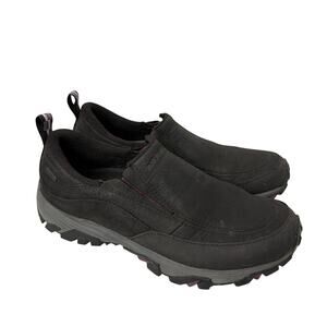 Merrell Shoes Womens Size 9 ColdPack Ice+ Moc Waterproof Vibram Black Leather